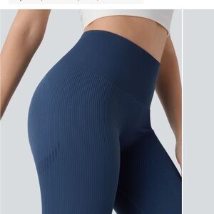 HALARA Blue Seamless Performance Leggings